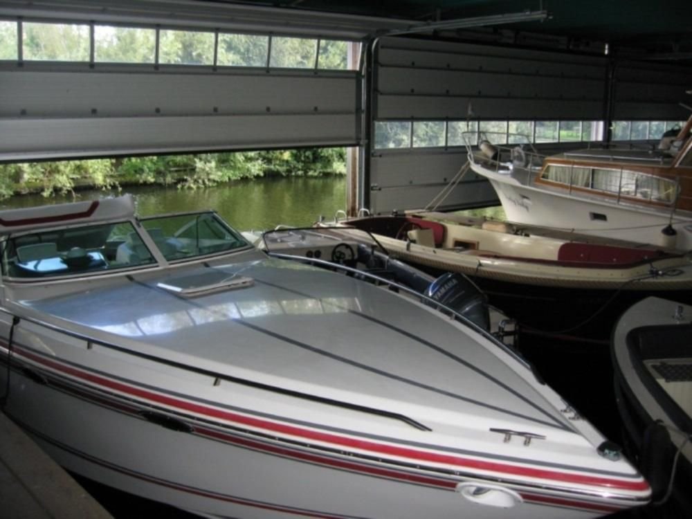 Cекционные подъемные ворота Ryterna с прозрачными секциями.