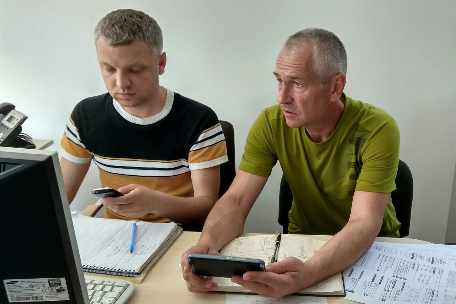 Фото 1. Справа - Владислав Тищенко, главный инженер компании Ryterna Украина